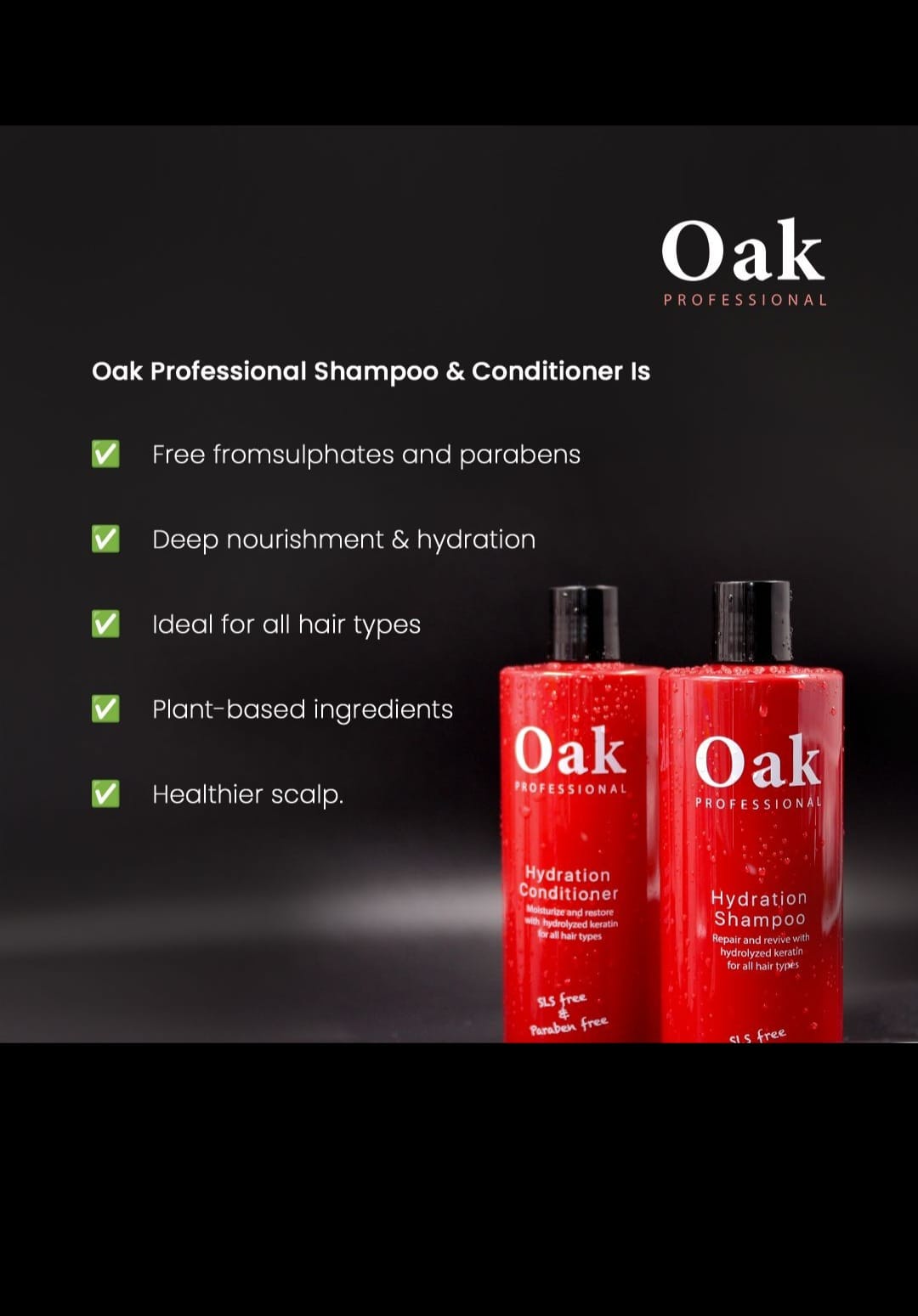 Oak Shampoo & Conditioner
