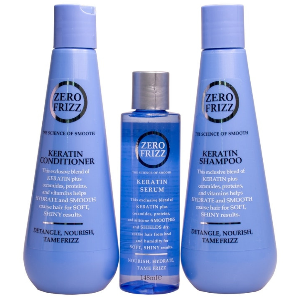 Zero Frizz Hair Keratin Serum | SLS & Paraben-Free
