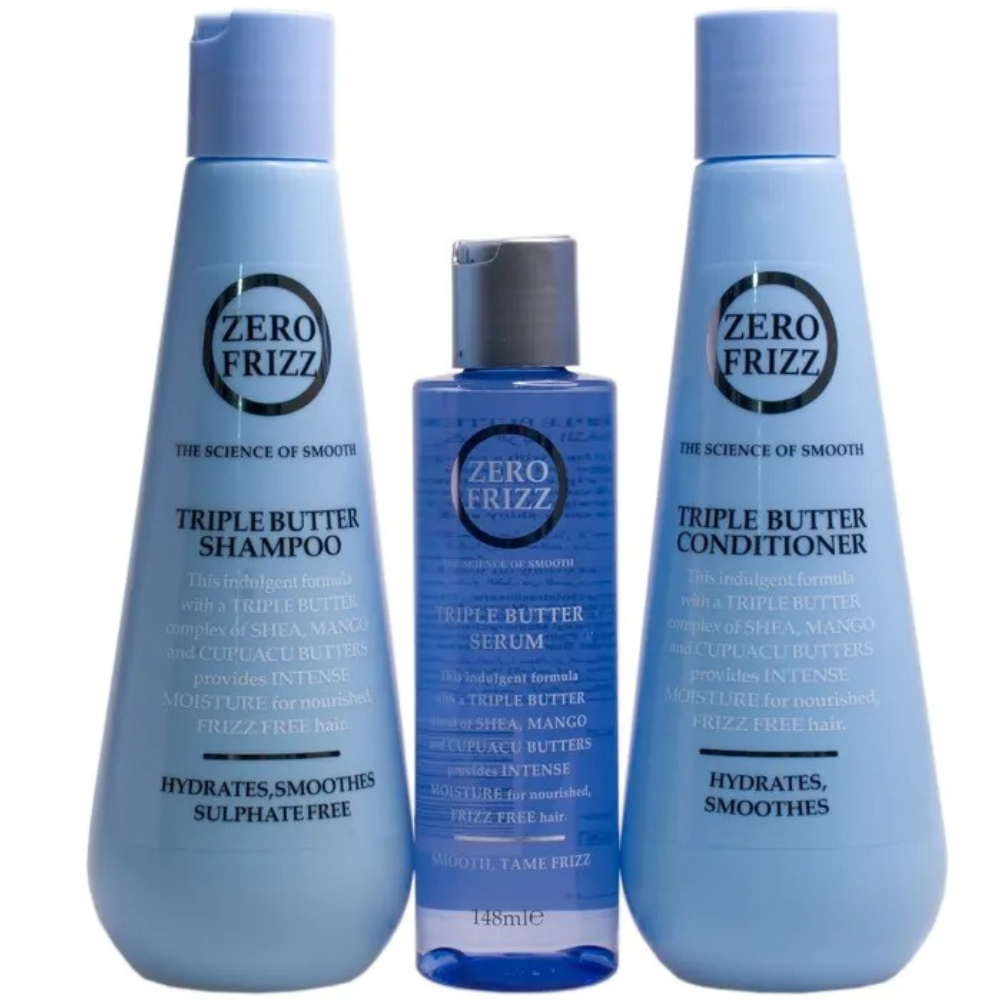 Zero Frizz Hair Care Bundle – Complete Frizz Control Set