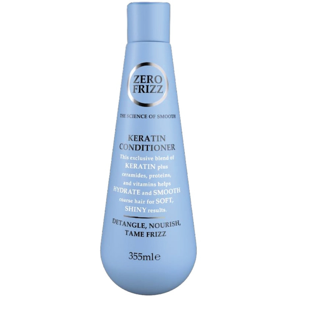 Zero Frizz Keratin Hair Shampoo, Conditioner & Serum | SLS & Paraben-Free