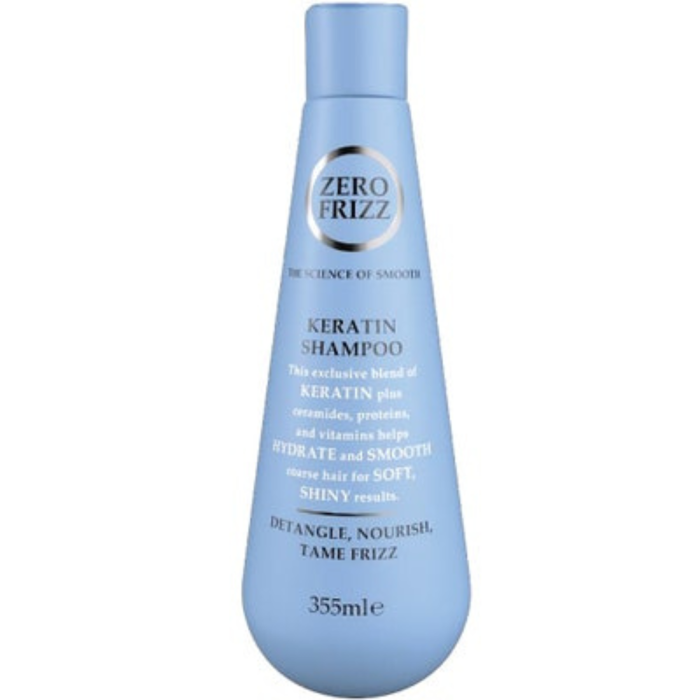 Zero Frizz Keratin Hair Shampoo | SLS & Paraben-Free