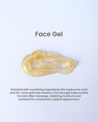 Oak Professional 24K Gold and Hyaluronic Acid 4-Step Facial Kit