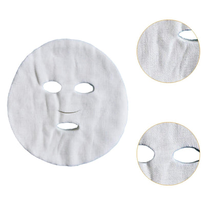 Facial Mask Paper Sheet – White Soft Facial Gauze Mask for SPA & Skin Care