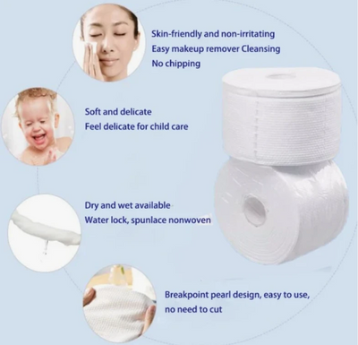 COTTON FACIAL ROLL Multi-Purpose Use
