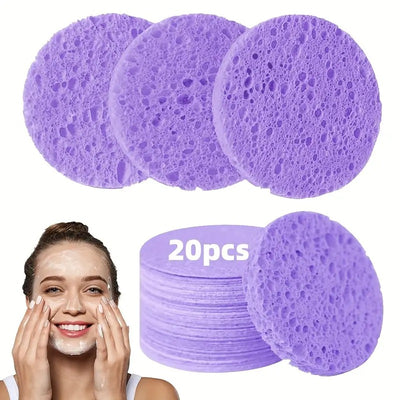 Compression Facial Sponge | Hypoallergenic Natural Exfoliating Sponge