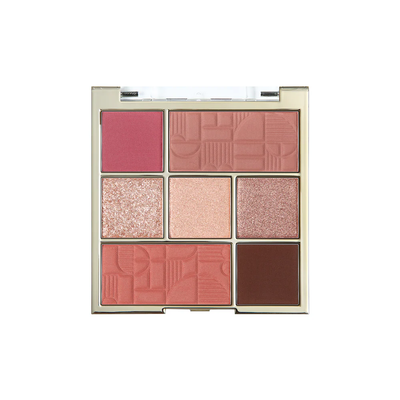 Classy Max 2 Color Blush + 5 Color Eyeshadow Palette