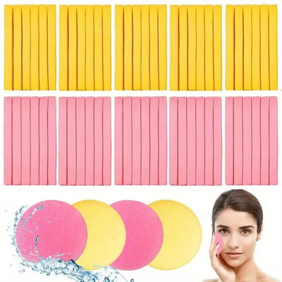 Soft Compressed Facial Sponges | 120pcs |