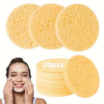 Compression Facial Sponge | Hypoallergenic Natural Exfoliating Sponge
