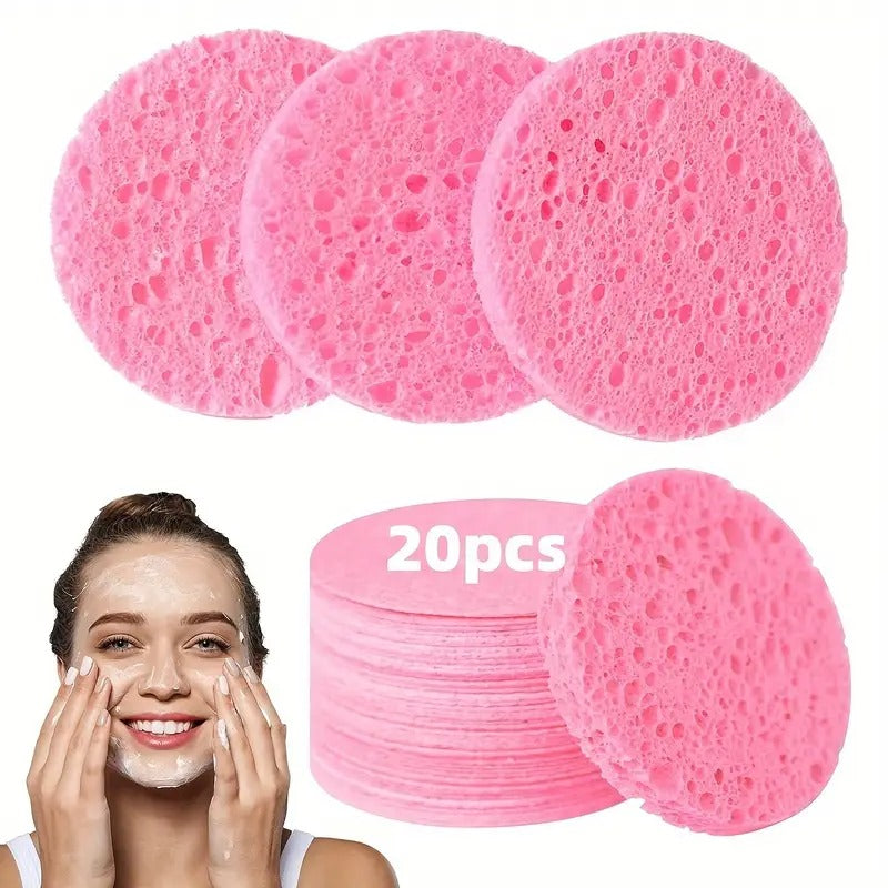 Compression Facial Sponge | Hypoallergenic Natural Exfoliating Sponge