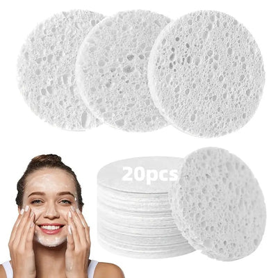 Compression Facial Sponge | Hypoallergenic Natural Exfoliating Sponge