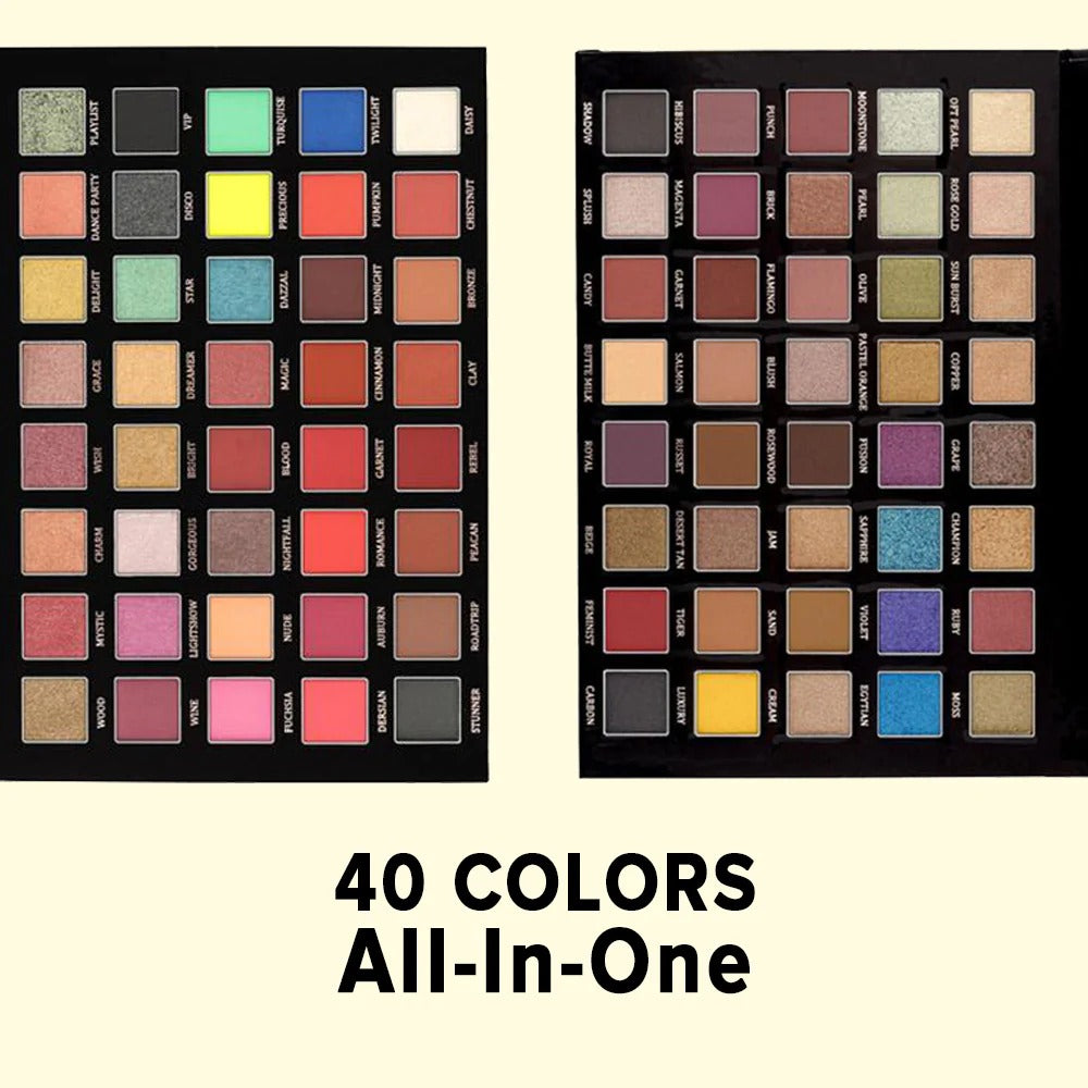 Character Majestic Eyeshadow Palette 40 Colors