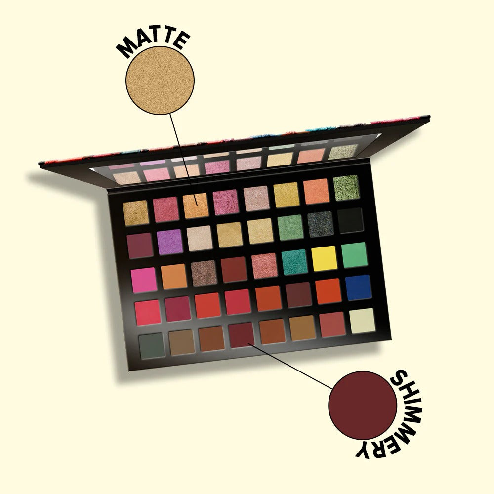 Character Majestic Eyeshadow Palette 40 Colors