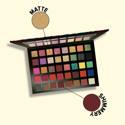 Character Majestic Eyeshadow Palette 40 Colors