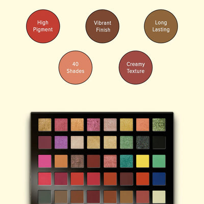 Character Majestic Eyeshadow Palette 40 Colors
