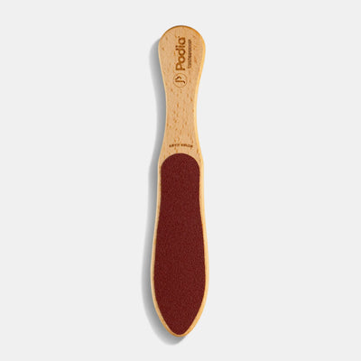 Double-Sided Wooden Foot File | Callus Remover with Coarse & Fine Grit | Pedicure Tool for Smooth, Soft Feet