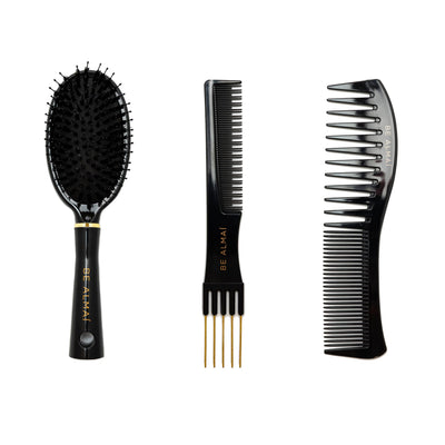 Mars Wellness Professional Comb Set - Premium Grade for Men and Women - Parting, Teasing, and Styling -