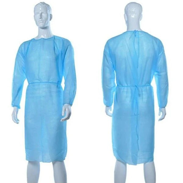 Non Woven PP Isolation Gown 30G