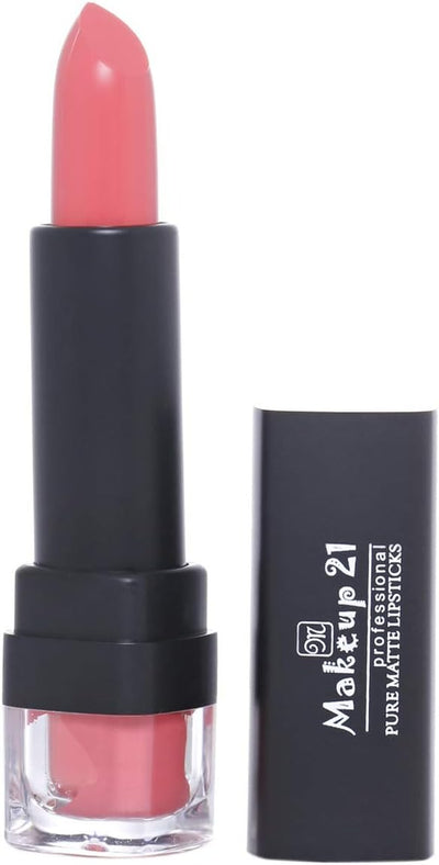 Makeup 21 , 9 to 5 Matte Lipstick - Peach